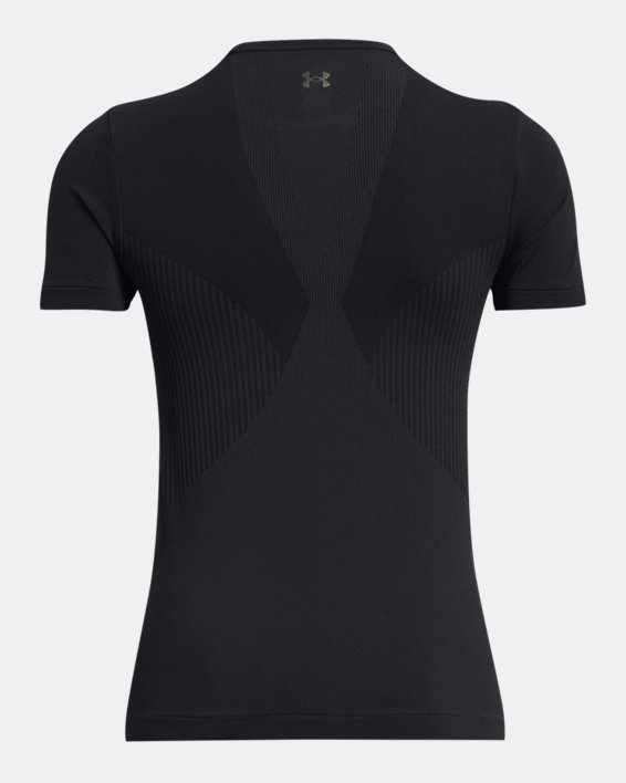 เสื้อแขนสั้น UA Vanish Elite Seamless สำหรับผู้หญิง in Black image number 5